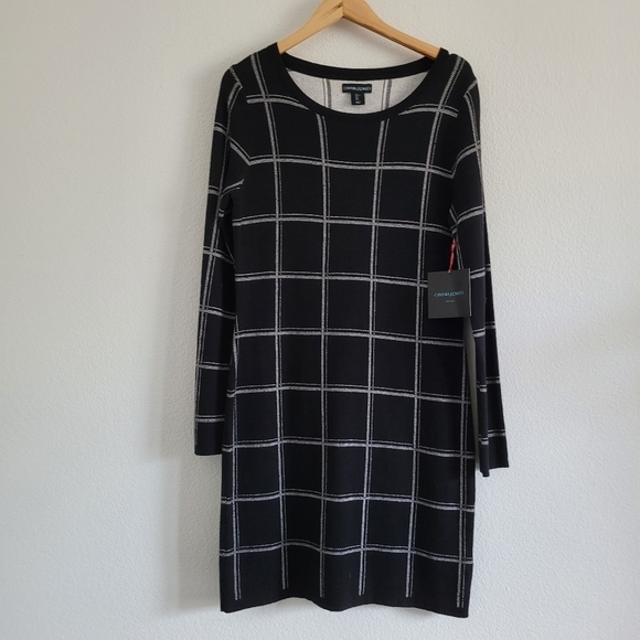 Cynthia Rowley windowpane shift dress - Picture 3 of 9